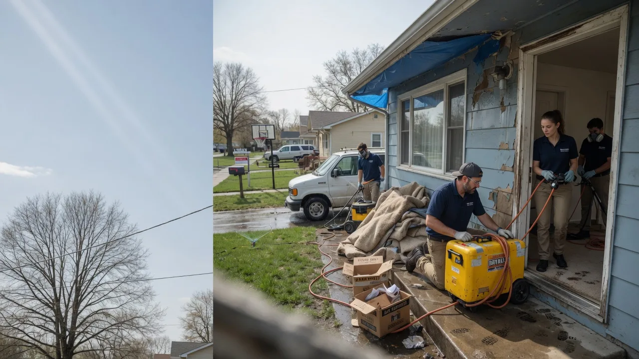 Basement Flood Cleanup in Overpeck, OH near me